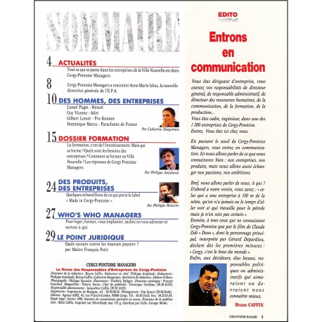 CERGY-PONTOISE MANAGERS |Premier Numéro