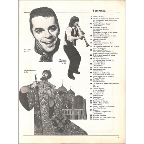 LE MONDE DE LA MUSIQUE |Premier Numéro