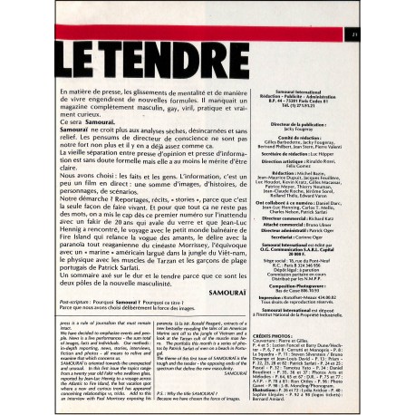 SAMOURAÏ |Premier Numéro
