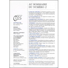 Nouvelles Clés |Premier Numéro 2
