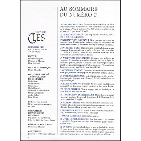 Nouvelles Clés |Premier Numéro