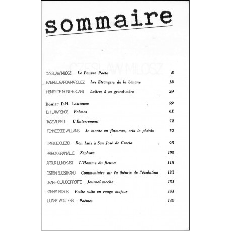 nota bene |Premier Numéro