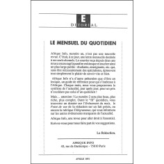 Afrique info |Premier Numéro 2