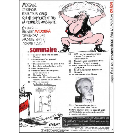 CANICULE |Premier Numéro