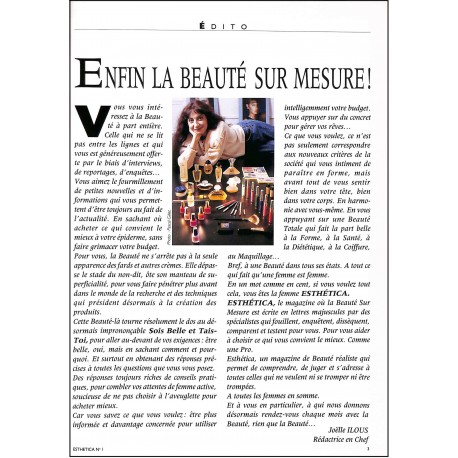 Esthética |Premier Numéro