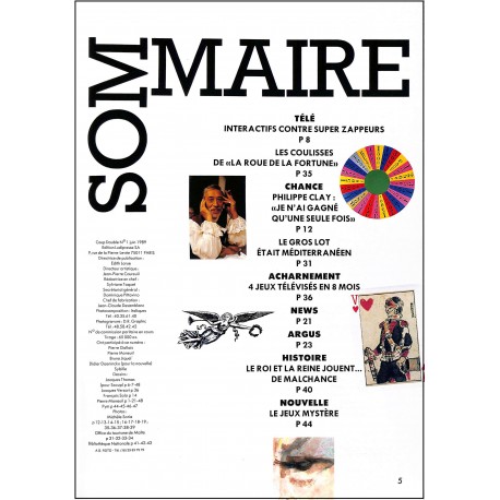 COUP DOUBLE |Premier Numéro