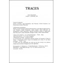 TRACES |Premier Numéro