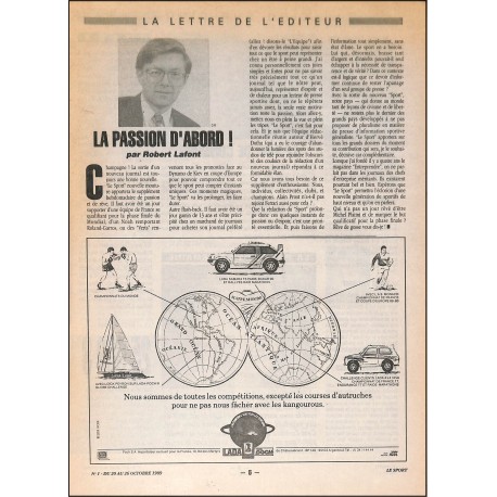 LE SPORT |Premier Numéro