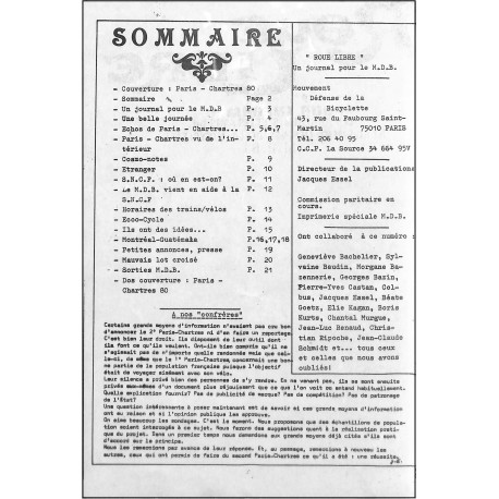 Roue Libre |Premier Numéro