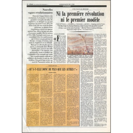 Le Monde de la Révolution française |Premier Numéro