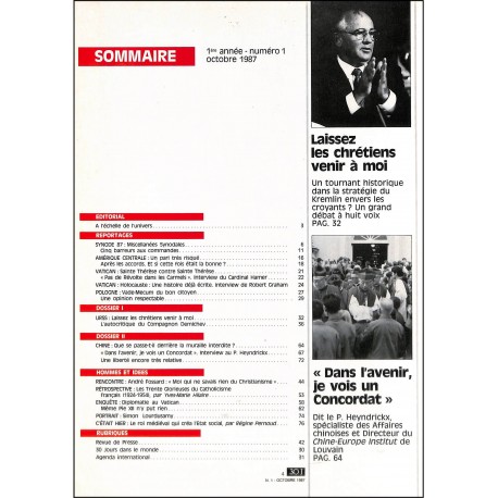 30 JOURS |Premier Numéro