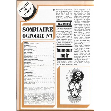 OBJET magazine |Premier Numéro