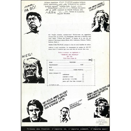 TRIBUNE DES PEUPLES |Premier Numéro