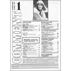 COMMENT |Premier Numéro 2