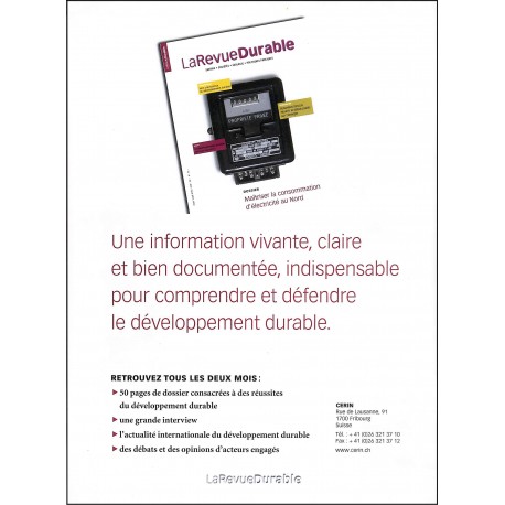 La Revue Durable |Premier Numéro