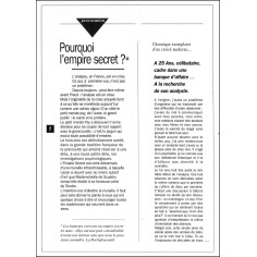 L'empire SECRET |Premier Numéro 2