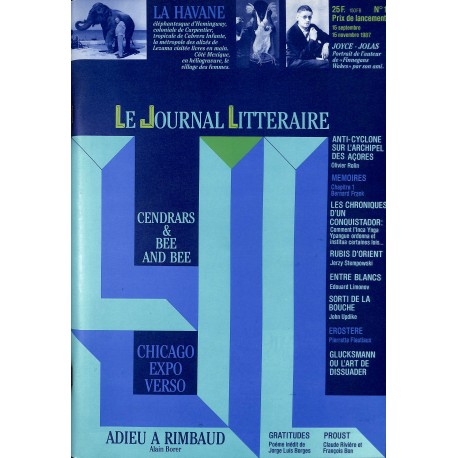 Le Journal Littéraire |Premier Numéro
