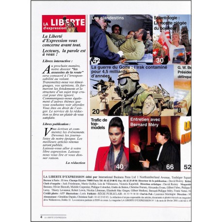 LA LIBERTÉ D'EXPRESSION |Premier Numéro