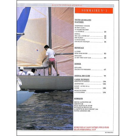 REGATE International |Premier Numéro