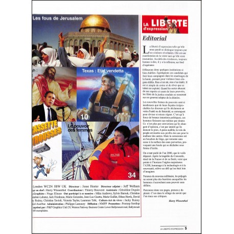 LA LIBERTÉ D'EXPRESSION |Premier Numéro