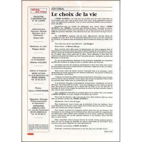 NEWS ACTION |Premier Numéro