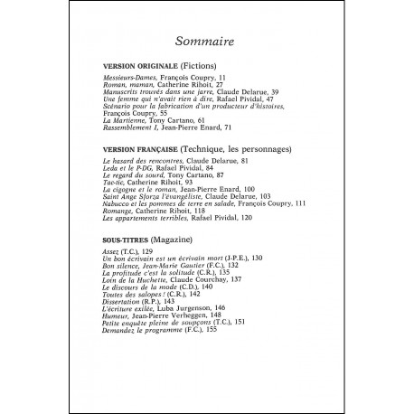 Roman |Premier Numéro