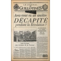 LE JOURNAL DES GUILLOTINÉS |Premier Numéro