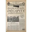 LE JOURNAL DES GUILLOTINÉS |Premier Numéro