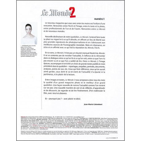 Le Monde 2 |Premier Numéro