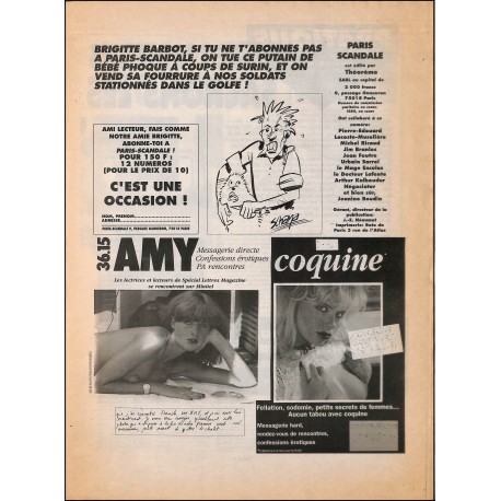 PARIS SCANDALE |Premier Numéro