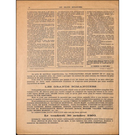 LES GRANDS ROMANCIERS |Premier Numéro