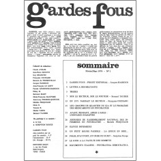 Gardes Fous |Premier Numéro 2
