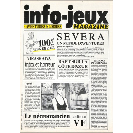 info-jeux magazine |Premier Numéro