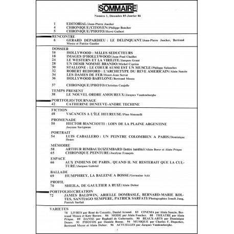 MASQUES |Premier Numéro