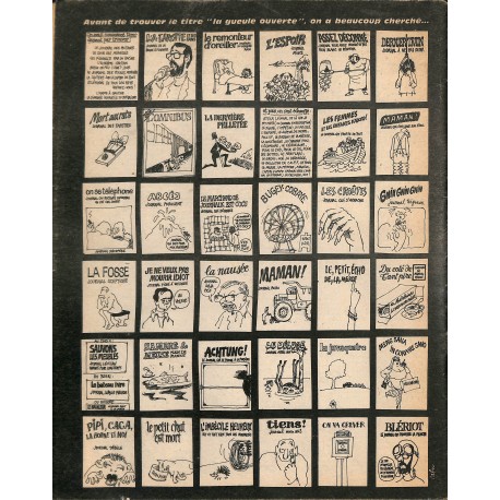 La gueule ouverte |Premier Numéro