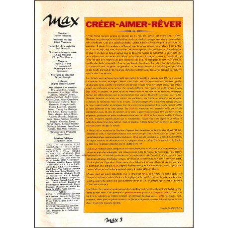 max |Premier Numéro