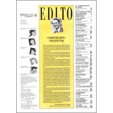 PRESS CLUB magazine |Premier Numéro