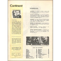 Continent |Premier Numéro 2