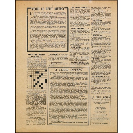 LE PETIT MÉTRO |Premier Numéro
