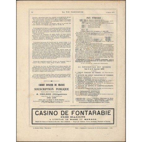 LA VIE PARISIENNE |Premier Numéro