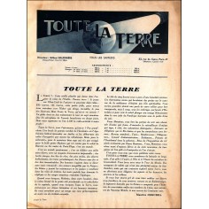 Toute La Terre |Premier Numéro 2