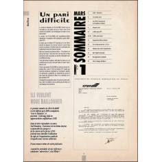 CRi d'alarme |Premier Numéro 2