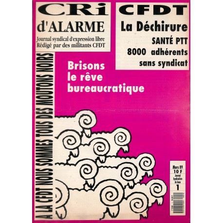 CRi d'alarme |Premier Numéro