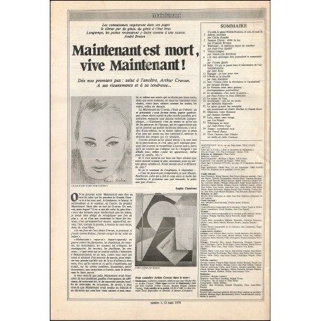 MAINTENANT |Premier Numéro