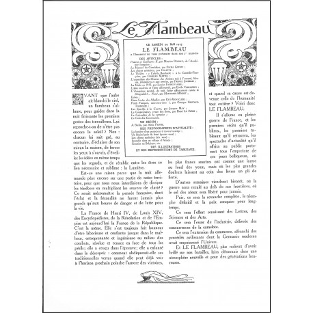 LE FLAMBEAU |Premier Numéro