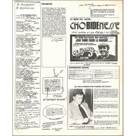 LE MOQUEUR A EXPLOSION |Premier Numéro