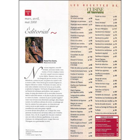 CUISINE et terroirs |Premier Numéro