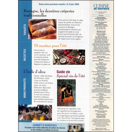 CUISINE et terroirs |Premier Numéro