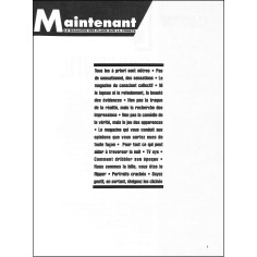 Maintenant |Premier Numéro 2