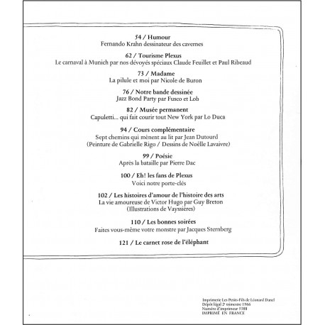 Plexus |Premier Numéro